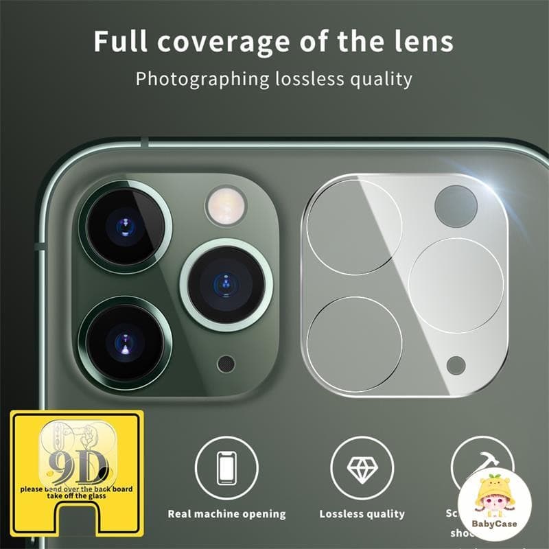 ฟิล์มเลนส์ต่อต้านรอยขีดข่วน iPhone 11 15 12 13 16 14 Pro Max 7Plus 8Plus XR 7 8 14 15 16 Plus X Xs Max SE 2020 รูปที่ 5