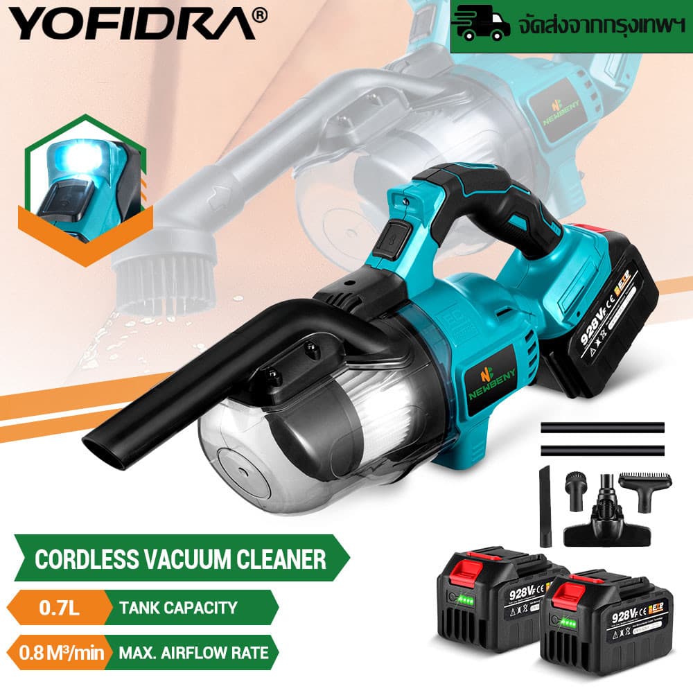 4in1 เครื่องดูดฝุ่นไฟฟ้าไร้สาย 1000W 18V เครื่องดูดฝุ่นในรถยนต์ภายในบ้าน แบบพกพา สําหรับ Makita รูปที่ 1