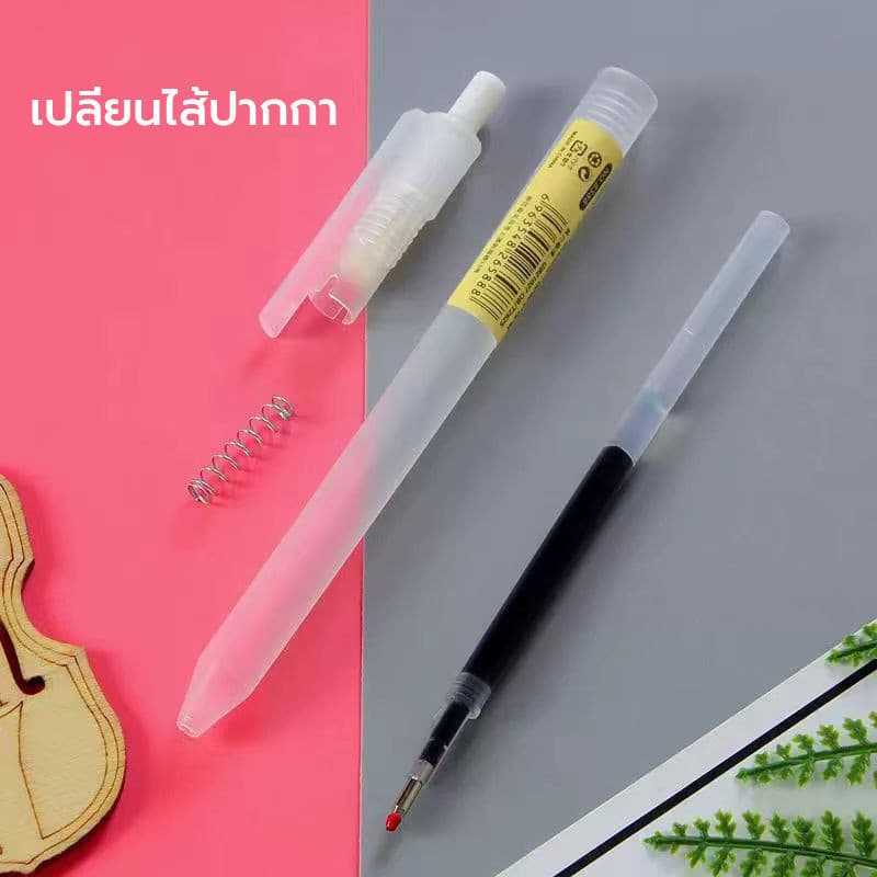 ปากกาเจล 0.5 มม. ปากกา ปากกาสอบนักเรียน การเขียน เครื่องมือ เครื่องใช้สำนักงาน รูปที่ 4