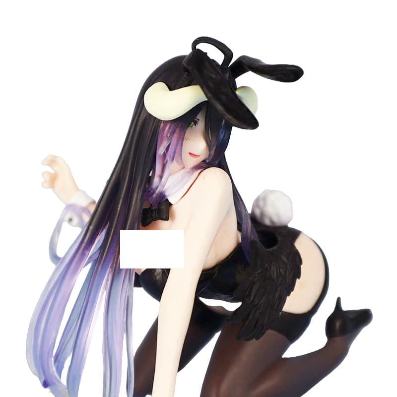 ฟิกเกอร์อนิเมะนเรศวรเดสก์ท็อปขนาด 10 ซม. Albedo Bunny Ver. คอลเลกชันรูปการกระทําพีวีซีรุ่นผู้ใหญ่ของเล่นแฟนเพื่อนของขวัญวันเกิด รูปที่ 4