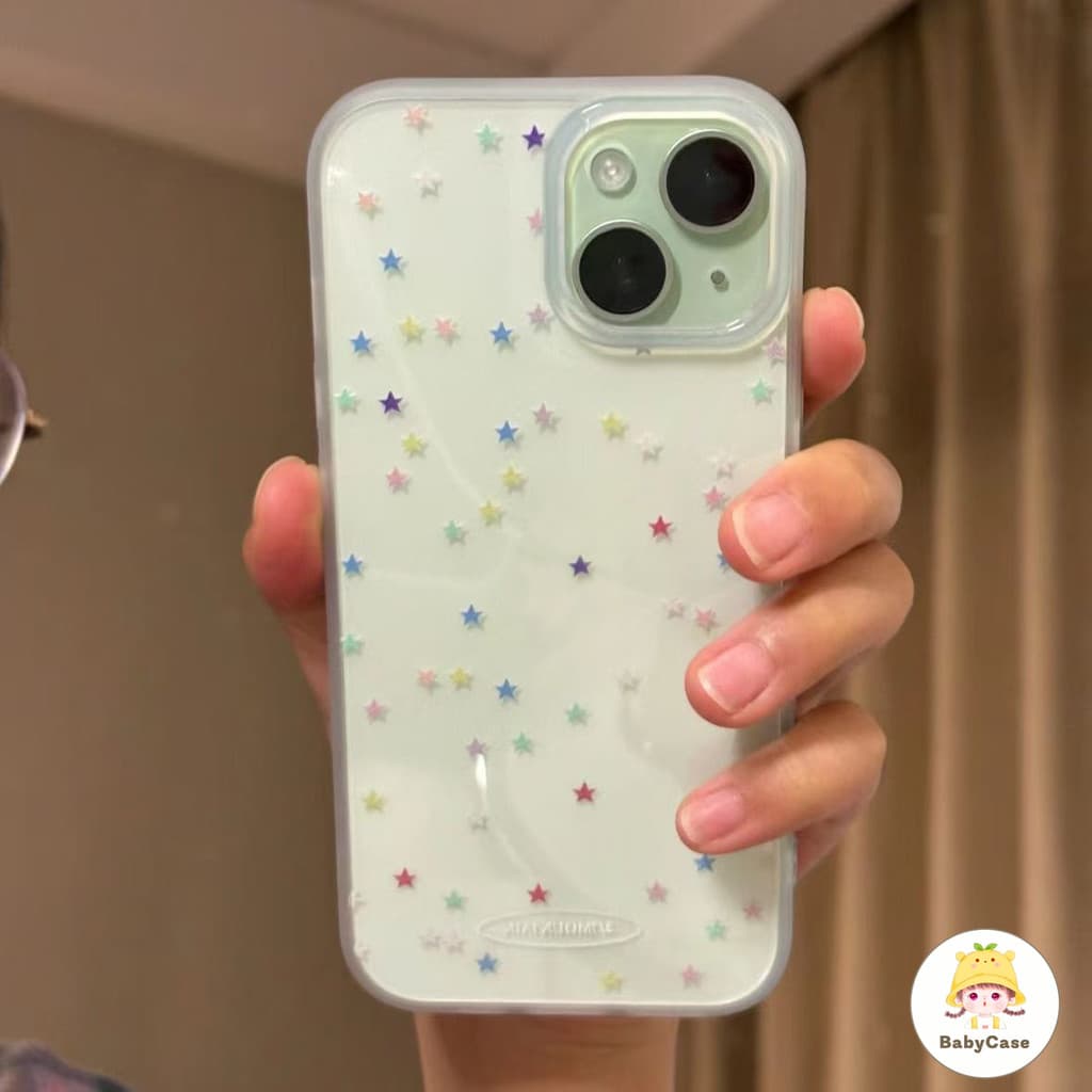 เคส Samsung A14 A05S A06 A05 A15 A12 A13 A03 A04 A23 A51 A50 A53 A33 A54 A34 A24 A32 A20 A04 A30 ปกอ่อนดาวสดสีสันสดใส รูปที่ 3