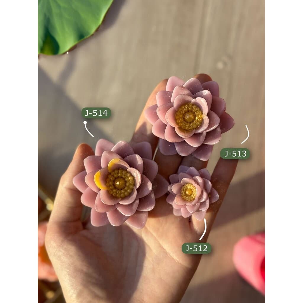 รวมแม่พิมพ์ดอกบัว ครบทุกแบบ หลายไซส์ ทำขนมได้ รูปที่ 5