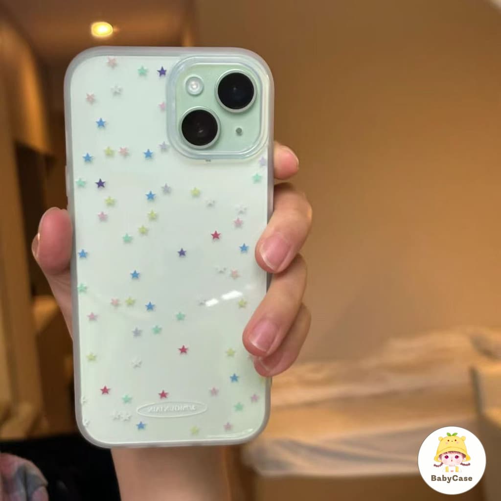 เคส Samsung A14 A05S A06 A05 A15 A12 A13 A03 A04 A23 A51 A50 A53 A33 A54 A34 A24 A32 A20 A04 A30 ปกอ่อนดาวสดสีสันสดใส รูปที่ 5