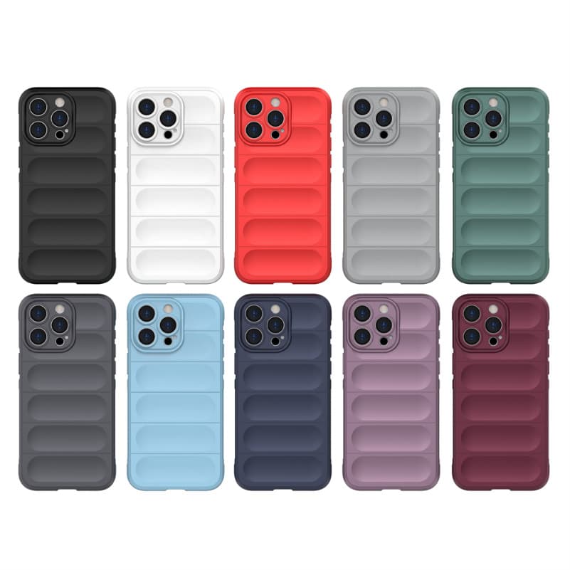 Lenuo เคสโทรศัพท์แบบนุ่มสําหรับ iPhone 15 14 13 Pro Max 15 14 Plus 5G ไอโฟน Case ปลอกซิลิโคนกันกระแทกป้องกัน Flannel ฝาหลัง รูปที่ 2