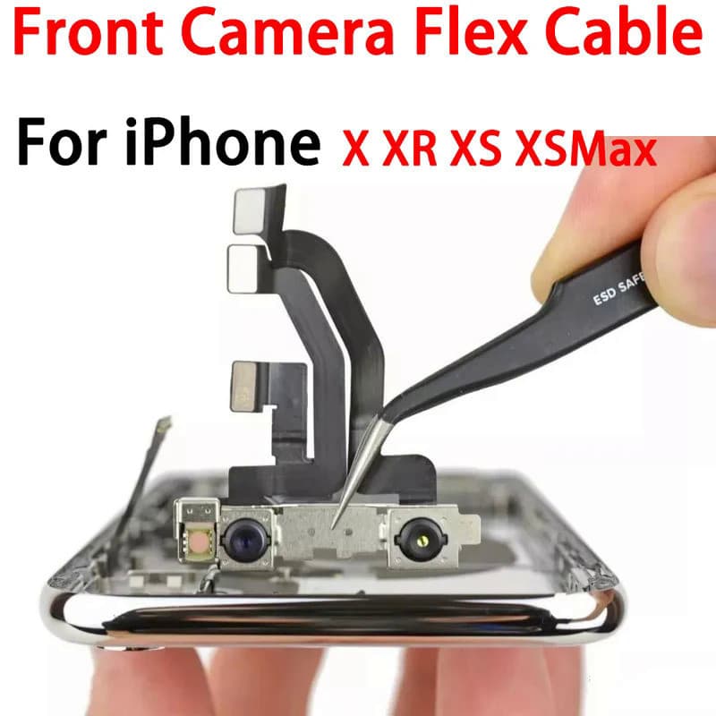 กล้องหน้าสําหรับโทรศัพท์ X XR XS Max Face กล้อง Proximity Sensor Flex Cable Repair อะไหล่ รูปที่ 2