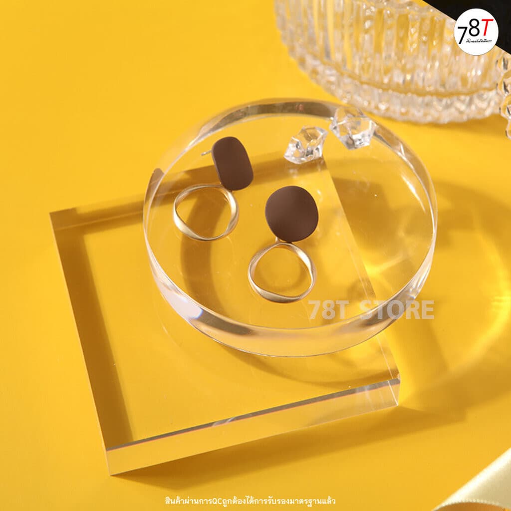 แท่นวางสินค้าอะคริลิค พร็อพแท่นวางถ่ายรูป Acrylic Display prop ชั้นวางโชว์ตกแต่ง ถ่ายรูปสินค้า สินค้า รูปที่ 3