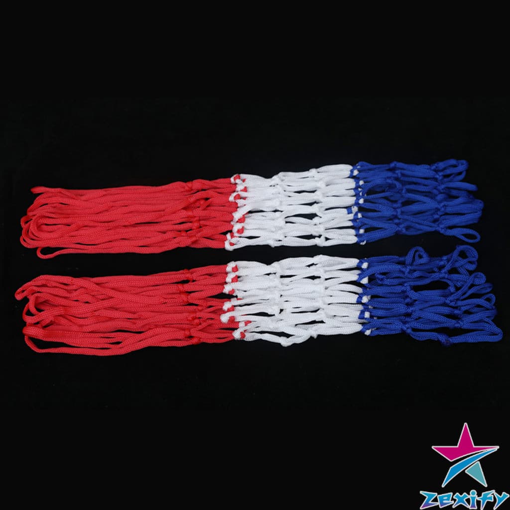 ZXF ตาข่ายห่วงบาส ตาข่ายไนล่อน อย่างดี เชือกร่ม 4mm/5mm Basketball rack net รูปที่ 8