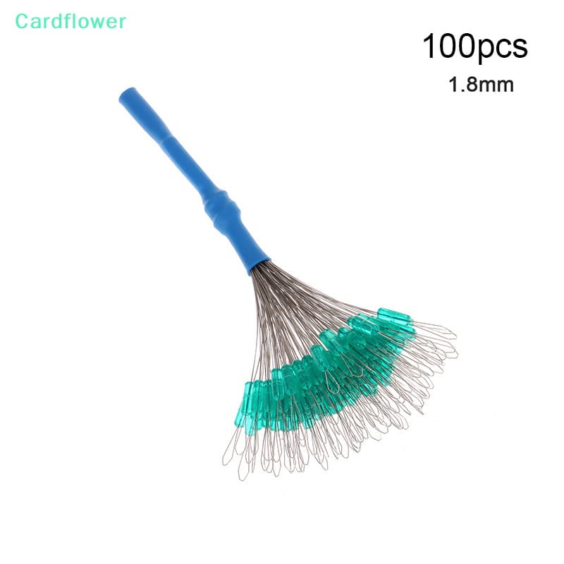 <Cardflower> 100 ชิ้น S/SS/SSS/M/L/LL Anti-wrap Beans Float ตกปลา Bobber ซิลิโคน Stopper Space Bean Connector สายตกปลา Tackle บนขาย รูปที่ 3