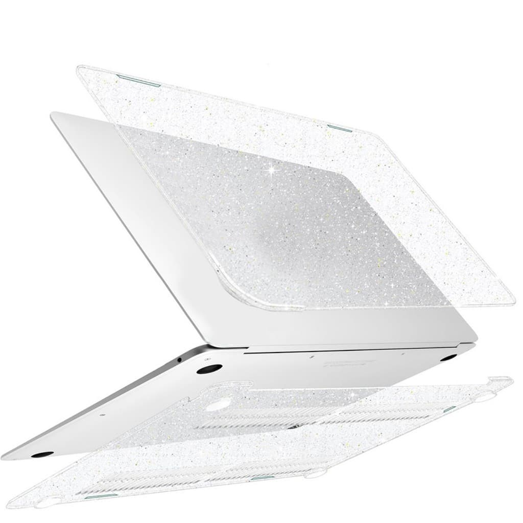 เคสแมคบุ๊ค สำหรับ Macbook Air 13 A2179 A2337 Pro 13 A2338 air 13.6 M2 A3113 A2681 M4 A3240 มีกลิตเตอร์ เคสคอมพิวเตอร์ใส รูปที่ 9