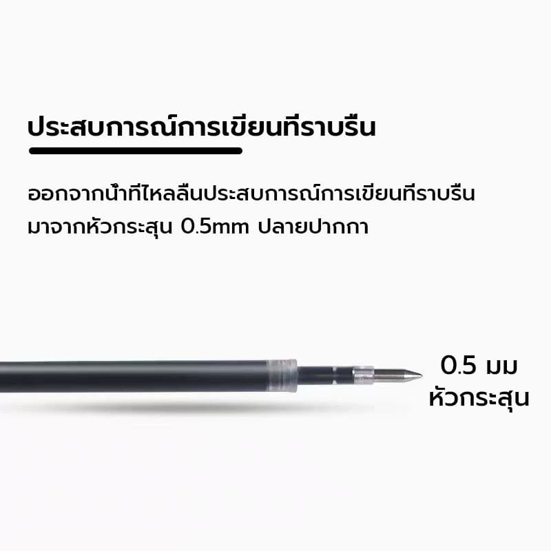 ปากกาเจล 0.5 มม. ปากกา ปากกาสอบนักเรียน การเขียน เครื่องมือ เครื่องใช้สำนักงาน รูปที่ 9