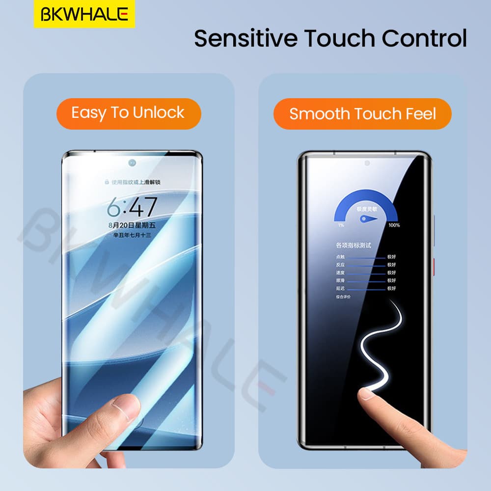 BKWHALE ติดตั้งง่ายกระจกนิรภัยสําหรับ Xiaomi Redmi Note14 Pro 15 15C 14C 13 หมายเหตุ 12 11 12S 11S K60 K70 E K80 Ultra K90 Pro Max Note13 Note15 Pro + Turbo 3 4 ป้องกันหน้าจอฟิล์ม รูปที่ 7