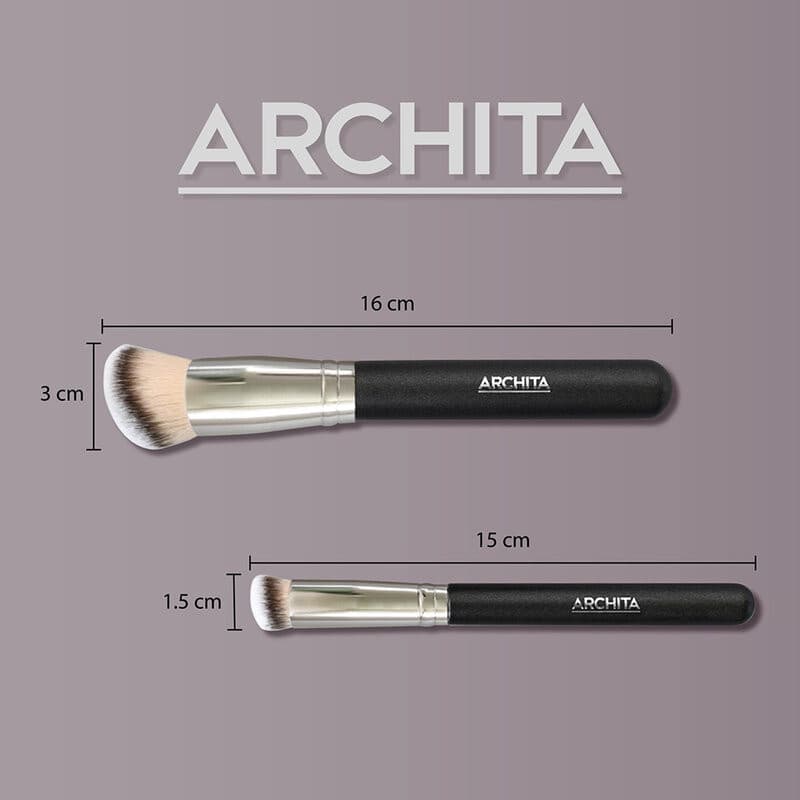 ARCHITA Foundation Brush อาชิตา แปรงแต่งหน้าสำหรับเกลี่ยรองพื้น. รูปที่ 2