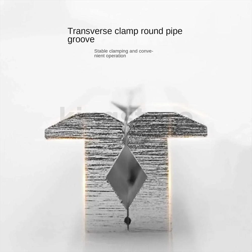 2pcs Vise Jaws Milling Vise Jaw Clamps Magnetic Bench Vice Pad เครื ่ องมือสําหรับ Gripping Mechanical Pipe Fitting Fixed Protector รูปที่ 4