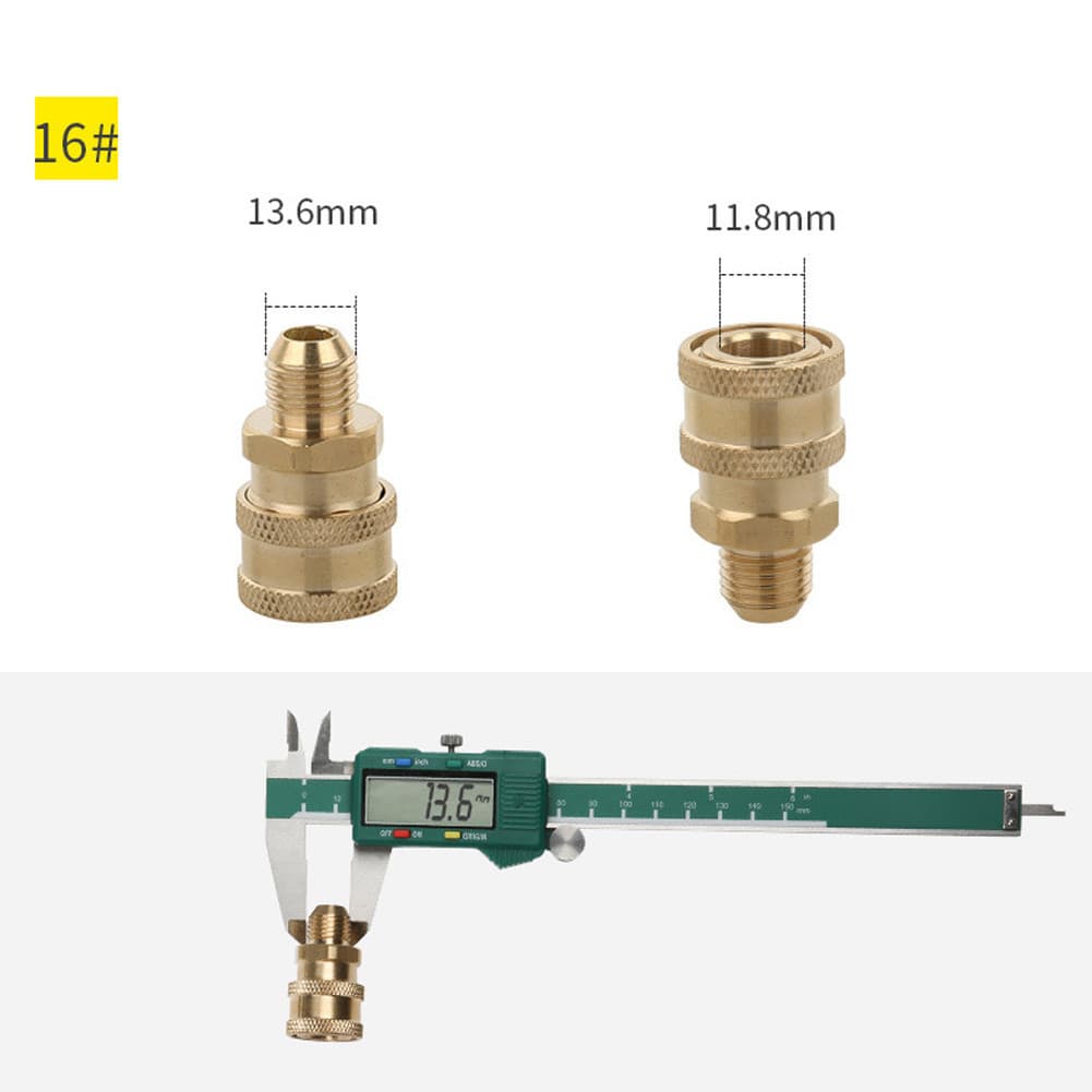 Hotwind 1/4 Quick Connect Coupler Adapter-Car Clean Washing Pressure Washer Connector รูปที่ 5