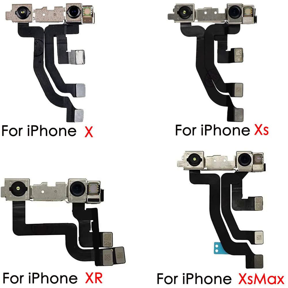 กล้องหน้าสําหรับโทรศัพท์ X XR XS Max Face กล้อง Proximity Sensor Flex Cable Repair อะไหล่ รูปที่ 7
