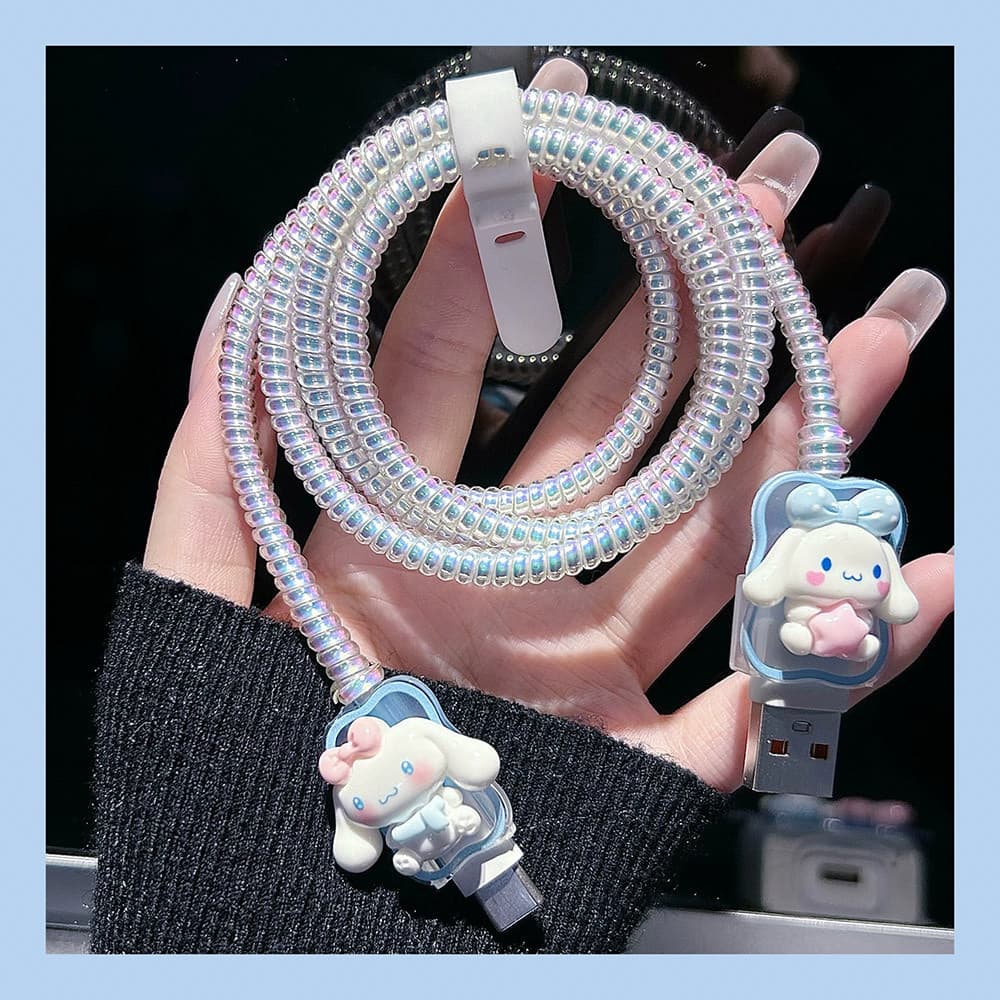 เชือกป้องกันสายเคเบิลข้อมูล For เคสป้องกันเครื่องชาร์จ iPhone PD 20W 18W รูปที่ 7