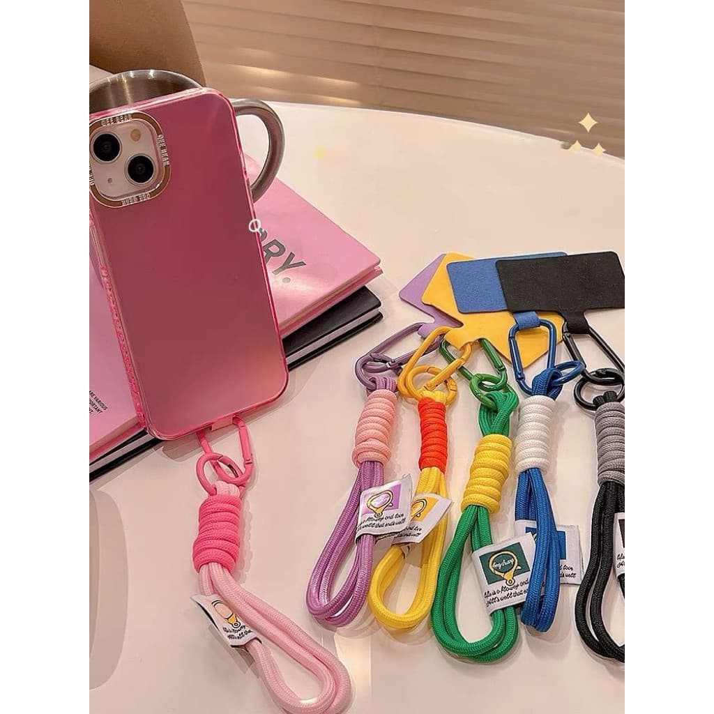 สายรัดโทรศัพท์มือถือ สายห้อยโทรศัพท์ สายรัดข้อมือ เหมาะสำหรับการใช้งานหลายอย่าง อย่างดี สีสว่าง หลากหลาย มีเอกลักษณ์ รูปที่ 2