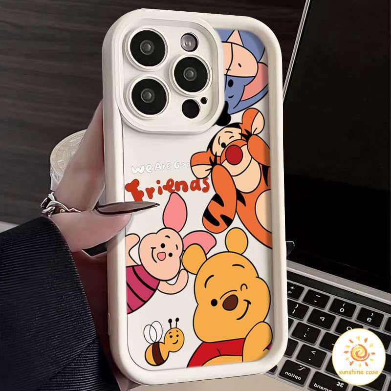 ลายการ์ตูนครอบครัวการ์ตูนหมี เคสสำหรับไอโฟน11 For iPhone12 13 14 15Pro MAX X XS XR XS 6 7 8Plus SE2020 เคสโทรศัพท์ รูปที่ 6
