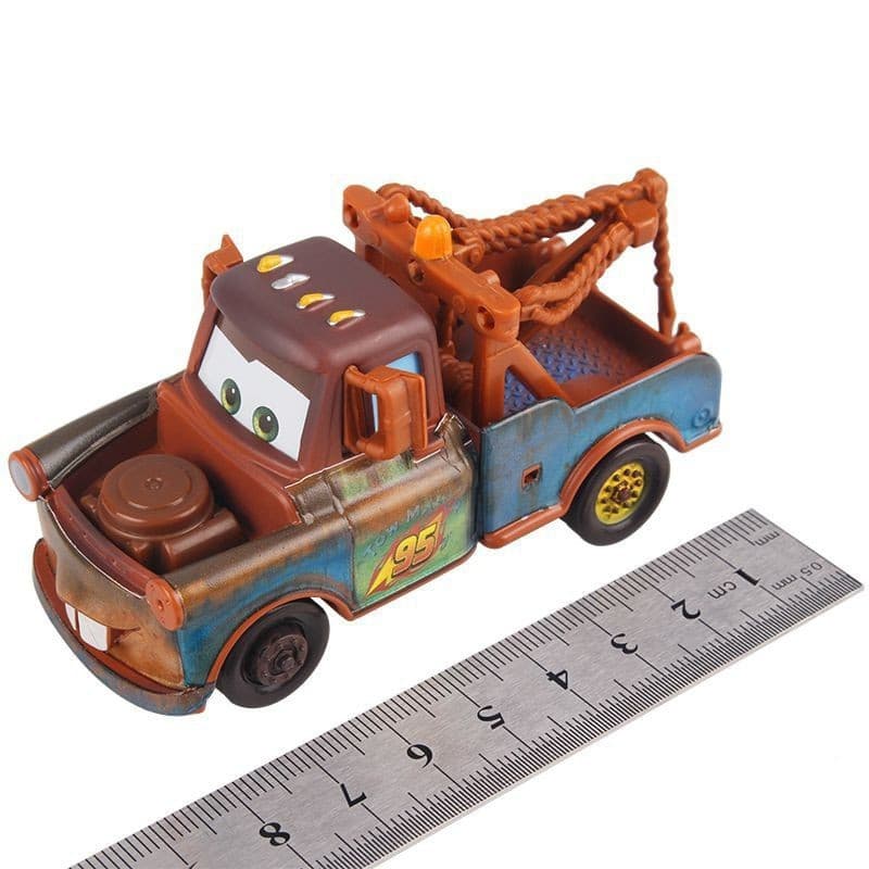 Disney Pixar Cars ของเล่น Lightning McQueen Mater Jackson Storm Sally Ramone 1:55 โลหะผสมDiecast Gliding รถเด็กของขวัญคอลเลกชัน รูปที่ 5