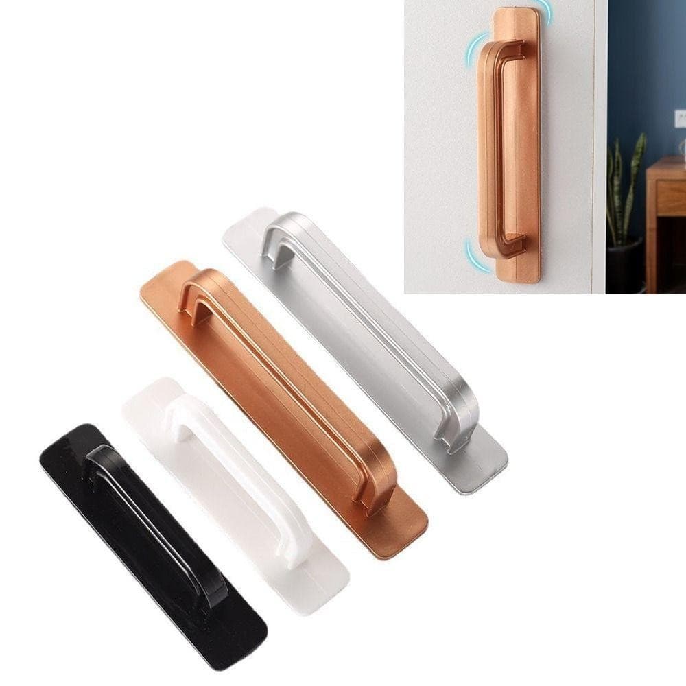 IFAYSHOW มือจับลิ้นชัก, วางตู้เสื้อผ้าพลาสติก Handle Organizer, อเนกประสงค์ทนทาน Self-กาว มือจับประตูตู้หน้าต่าง รูปที่ 7
