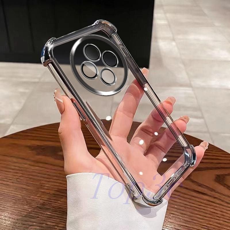 เคส OPPO Reno 12F 5G เคสโทรศัพท์โปร่งใสป้องกันการตกสี่มุม SJDK รูปที่ 1