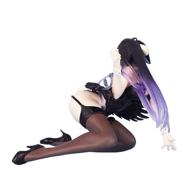 ฟิกเกอร์อนิเมะนเรศวรเดสก์ท็อปขนาด 10 ซม. Albedo Bunny Ver. คอลเลกชันรูปการกระทําพีวีซีรุ่นผู้ใหญ่ของเล่นแฟนเพื่อนของขวัญวันเกิด รูปที่ 8