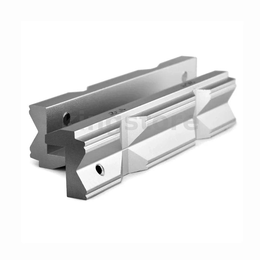 2pcs Vise Jaws Milling Vise Jaw Clamps Magnetic Bench Vice Pad เครื ่ องมือสําหรับ Gripping Mechanical Pipe Fitting Fixed Protector รูปที่ 2