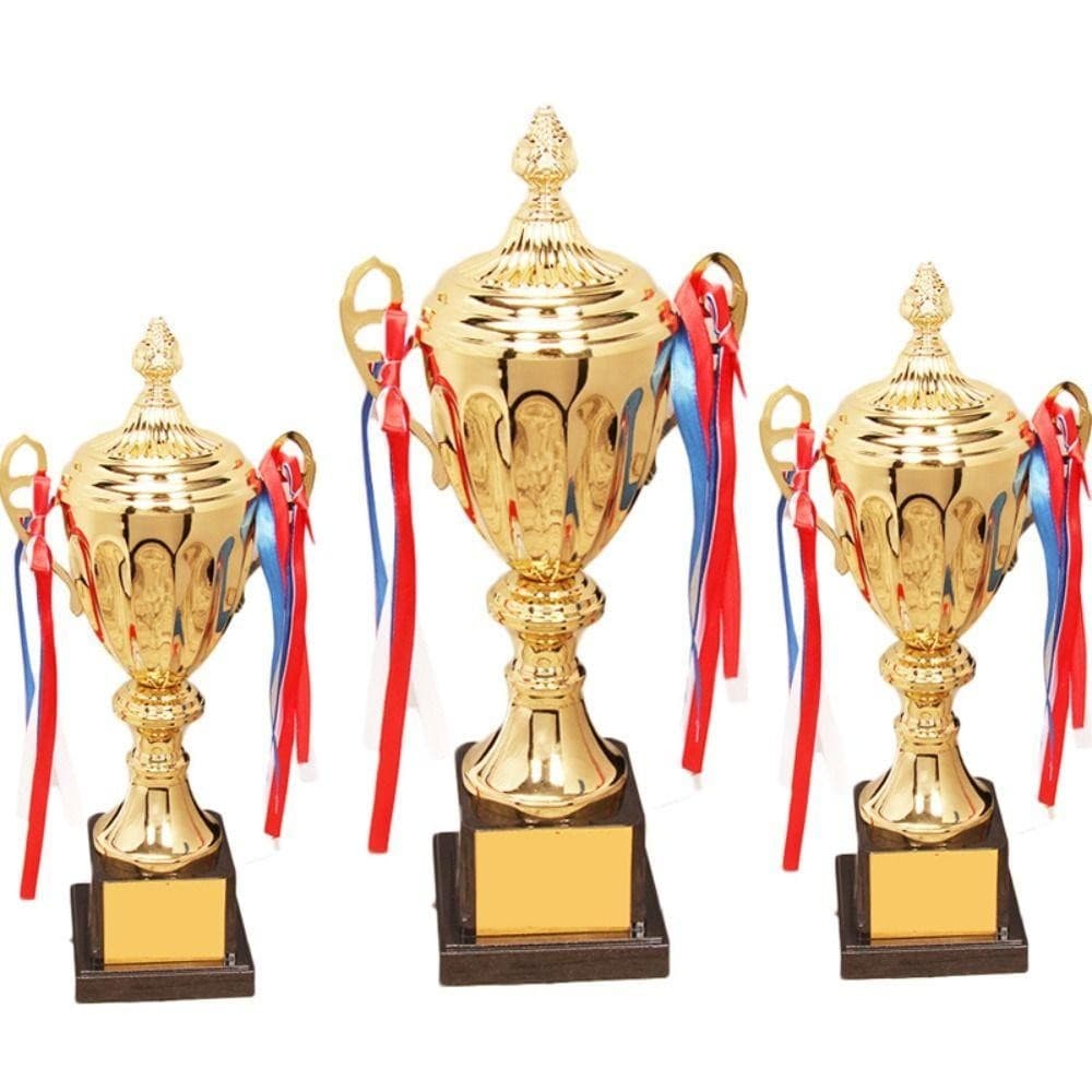 RIPPL ถ้วยเล็ก รุ่นโลหะ พร้อมฝาปิด สําหรับเกมกีฬา โรงเรียน ทีม แข่งขัน รูปที่ 3