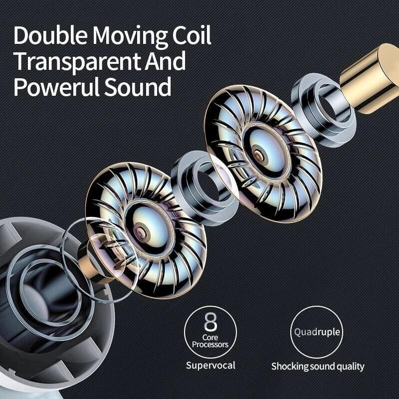 หูฟังไร้สาย Mini Pro5s TWS บลูทูธ Hi-Fi สเตอริโอ กันน้ำ สำหรับกีฬาพร้อมระบบสัมผัสและการลดเสียงรบกวน ENC รูปที่ 3