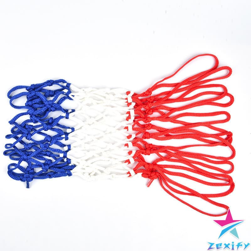 ZXF ตาข่ายห่วงบาส ตาข่ายไนล่อน อย่างดี เชือกร่ม 4mm/5mm Basketball rack net รูปที่ 9