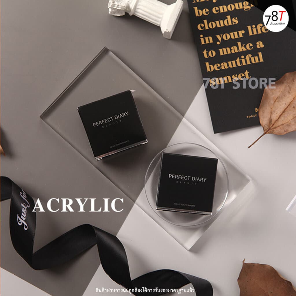 แท่นวางสินค้าอะคริลิค พร็อพแท่นวางถ่ายรูป Acrylic Display prop ชั้นวางโชว์ตกแต่ง ถ่ายรูปสินค้า สินค้า รูปที่ 7