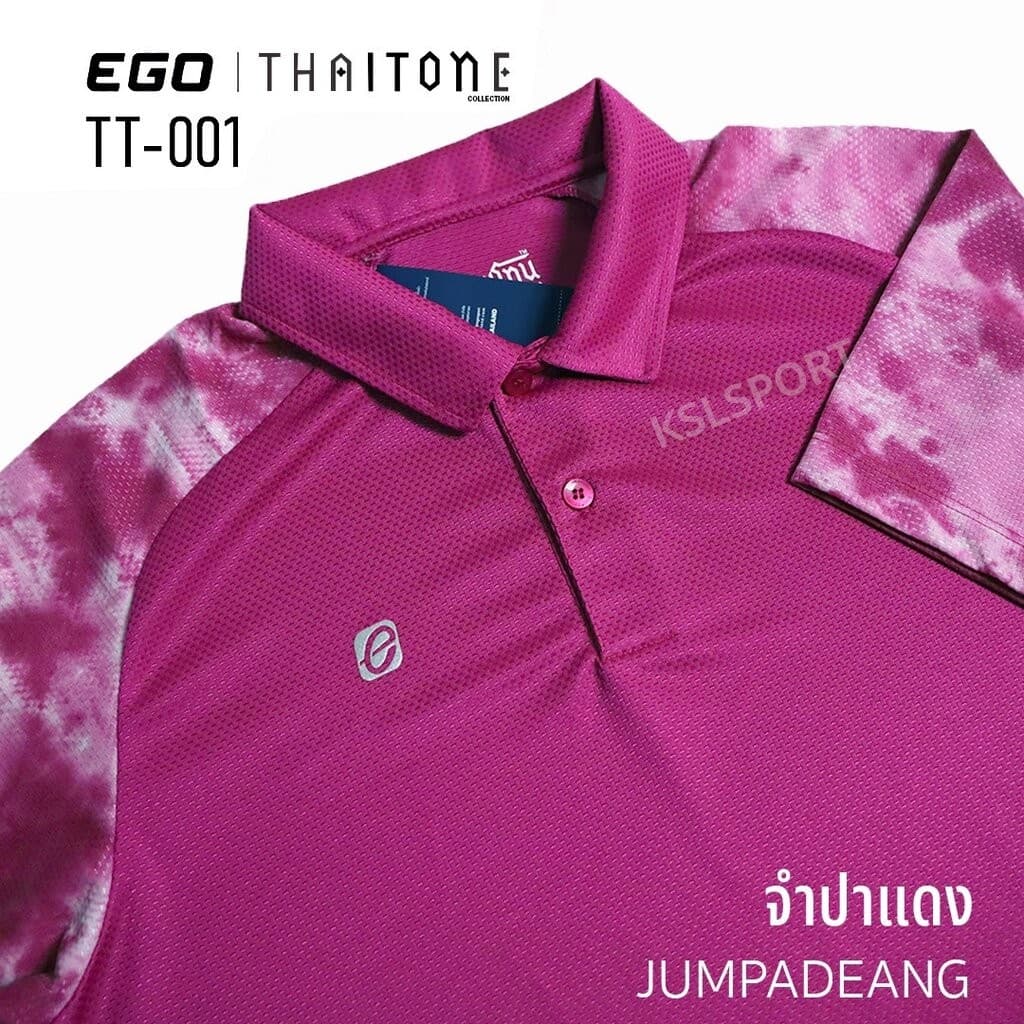 ใหม่! Ego Sport เสื้อโปโล อีโก้ สปอร์ต Tie dye รุ่น Thai Tone T001 เสื้อคอปก มัดย้อม TT-001 รูปที่ 7