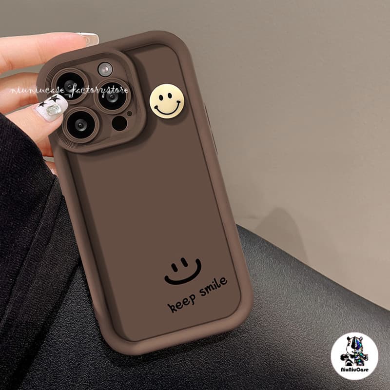 ส่งจากไทย ตุ๊กตายิ้ม เคสโทรศัพท์มือถือ For iPhone 11 12 13 14 15 Pro Max XR X XS Max 6 7 8 Plus SE Soft Silicone เคส รูปที่ 5