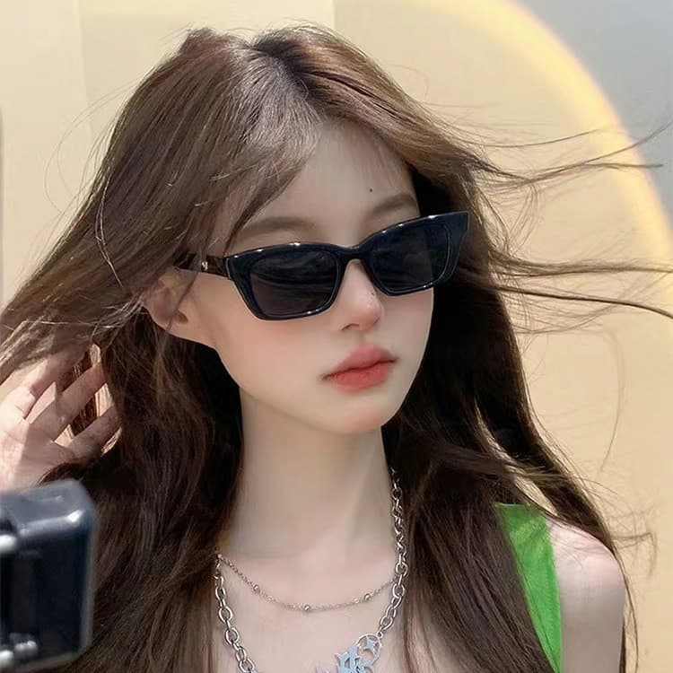 จากไทยแว่นกันแดดวินเทจ ทรงฮิต สไตล์เกาหลี แว่นกันแดดแฟชั่น กรองแสง เหมาะไปทะเล รูปที่ 2