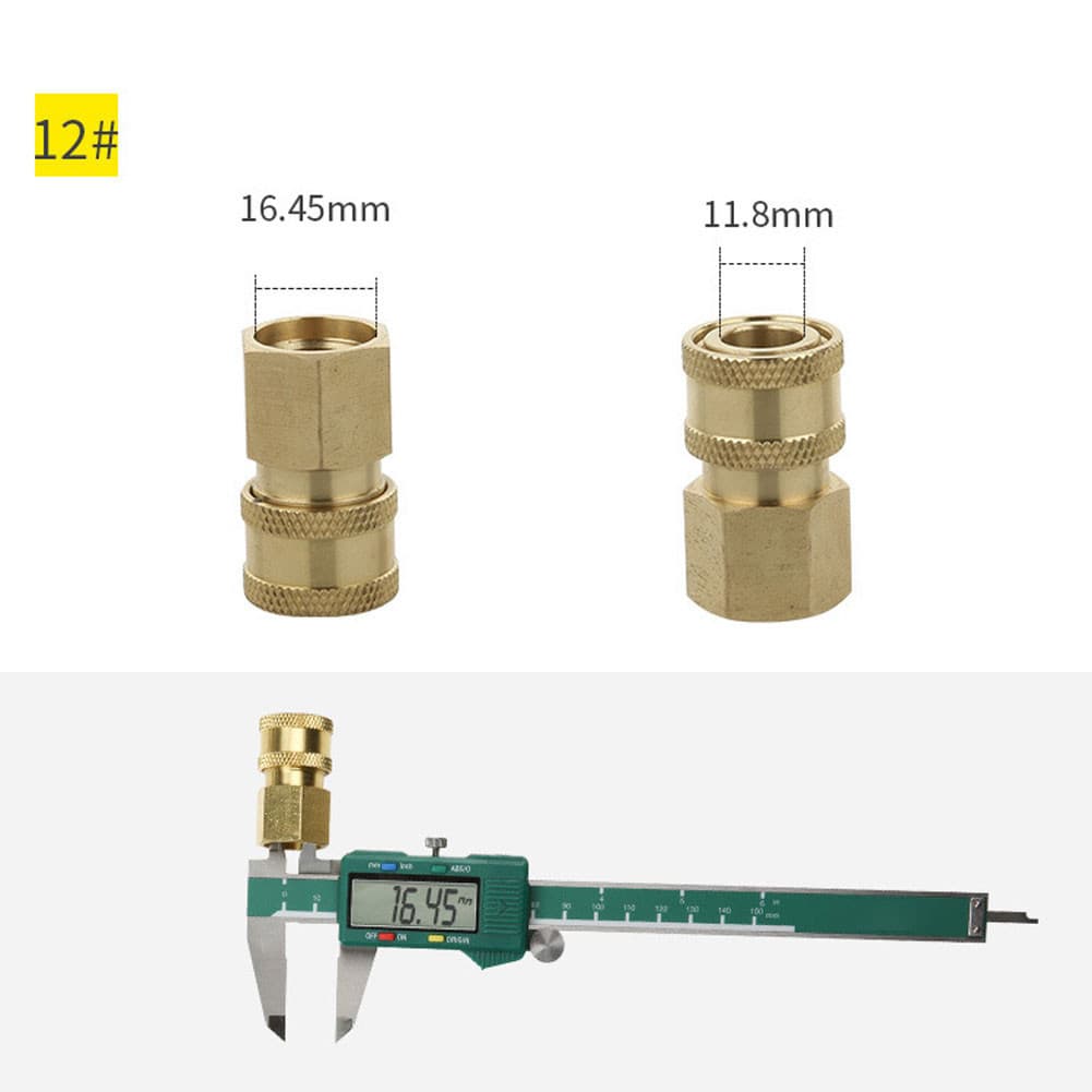 Hotwind 1/4 Quick Connect Coupler Adapter-Car Clean Washing Pressure Washer Connector รูปที่ 9