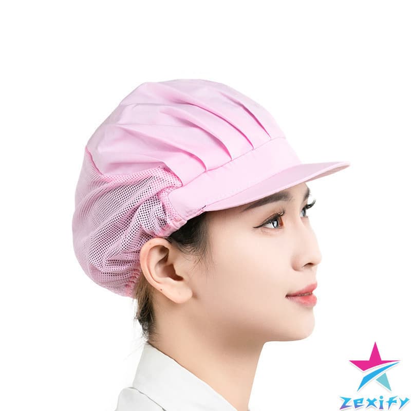 ZXF หมวกเชฟ ป้องกันฝุ่น หมวกผ้าผม สำหรับทำอาหาร งานโรงงาน Chef Cap รูปที่ 9