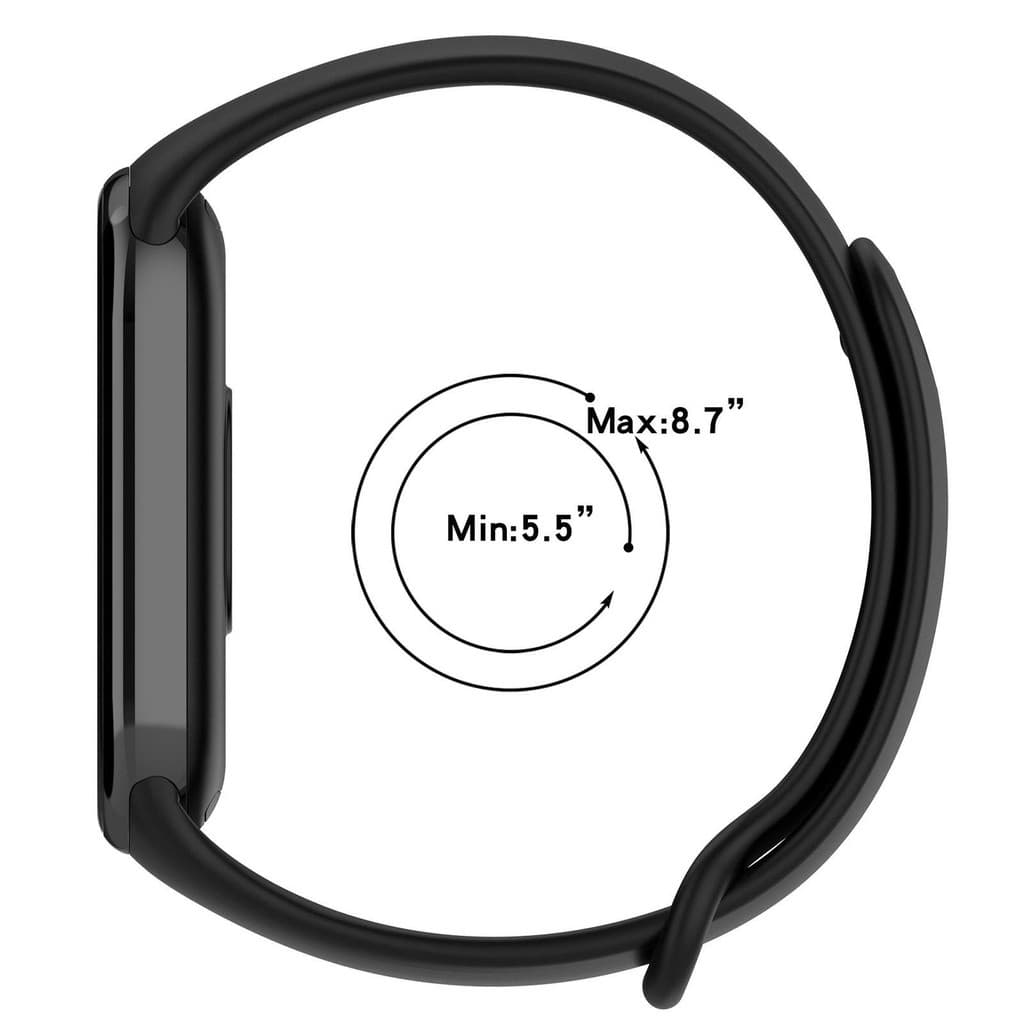 สายกีฬา for Xiaomi Smart Band 10 9 8 สายยางเปลี่ยนซิลิโคน for Mi Band 10 9 8 NFC Smartwatch รูปที่ 9