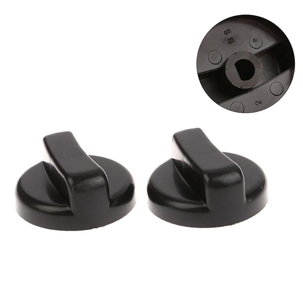 GSFMLO 1/2/5Pcs เตาแก๊สปุ่มควบคุม, 8 มม.พลาสติก Handle Hub ลูกบิด, ทั่วไปสําหรับ Benchtop Burner Range เตาอบเปลี่ยนปุ่มสวิทช์ รูปที่ 4