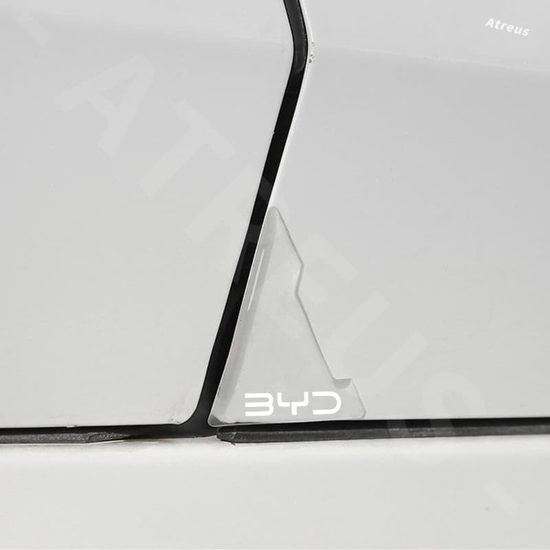 2/4ชิ้น BYD ซิลิโคนกันกระแทกมุมประตูรถ คาร์บอนไฟเบอร์ ยางกันกระแทก ป้องกันการชนมุมประตูรถยนต์ ซิลิโคนกันมุมประตูรถ สำหรับ BYD Atto 3 Yuan plus Song Plus Dolphin Mini Seal U Han EV รูปที่ 6
