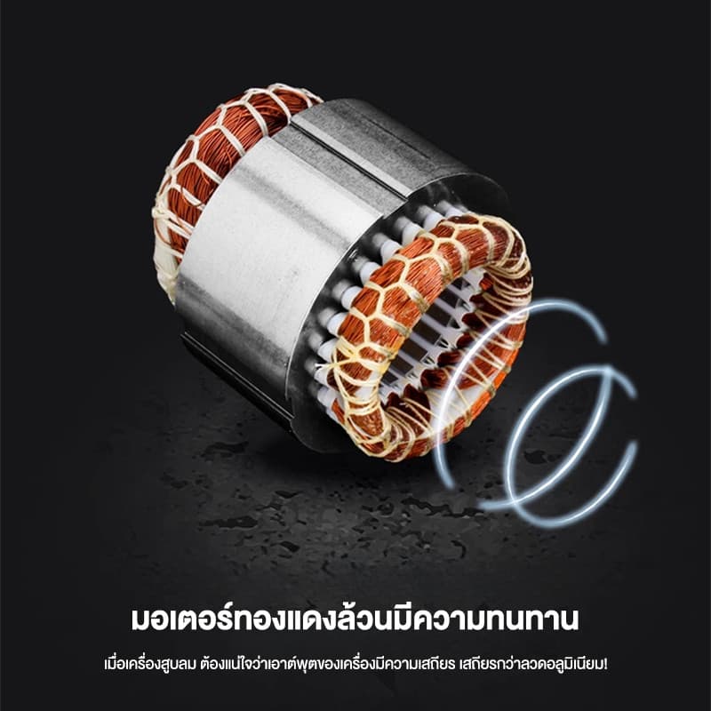 เครื่องแวคคั่มปั๊ม100 ลิตร-นาที Vacuum Pump รูปที่ 3