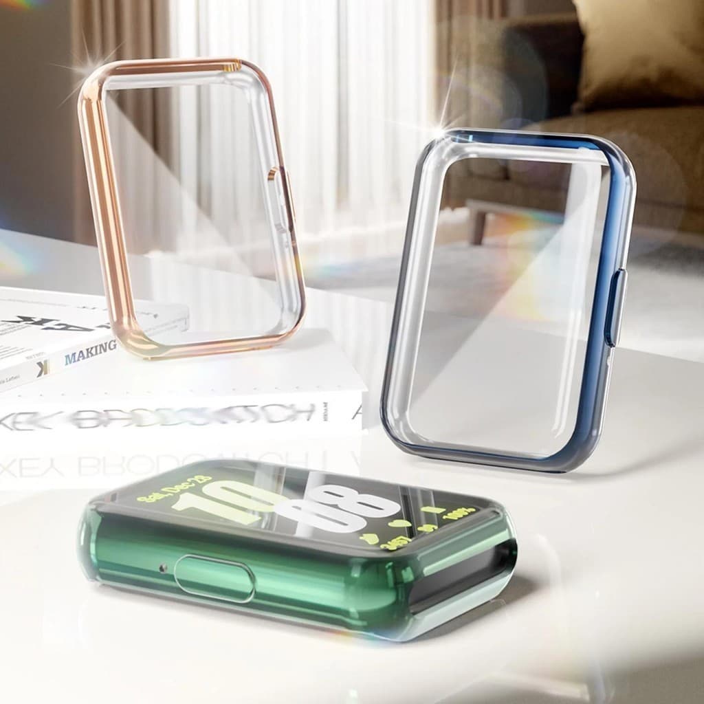 เคส TPU สําหรับ Samsung Galaxy Fit 3 All-around Soft Screen Protector ฝาครอบป ้ องกันฟิล ์ มสมาร ์ ทนาฬิกากันชนอุปกรณ ์ เสริมสําหรับ Samsung Fit 3 / Huawei Band 11 รูปที่ 5