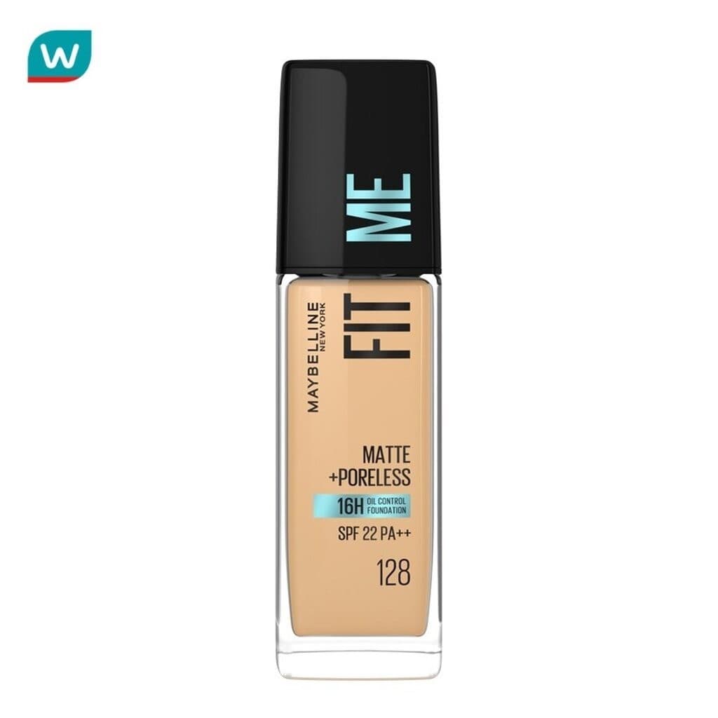 Maybelline เมย์เบลลีน ฟิตมี แมท แอนด์ พอร์เลส ฟาวเดชั่น 30 มล. 128 วอร์ม นู้ด รูปที่ 2