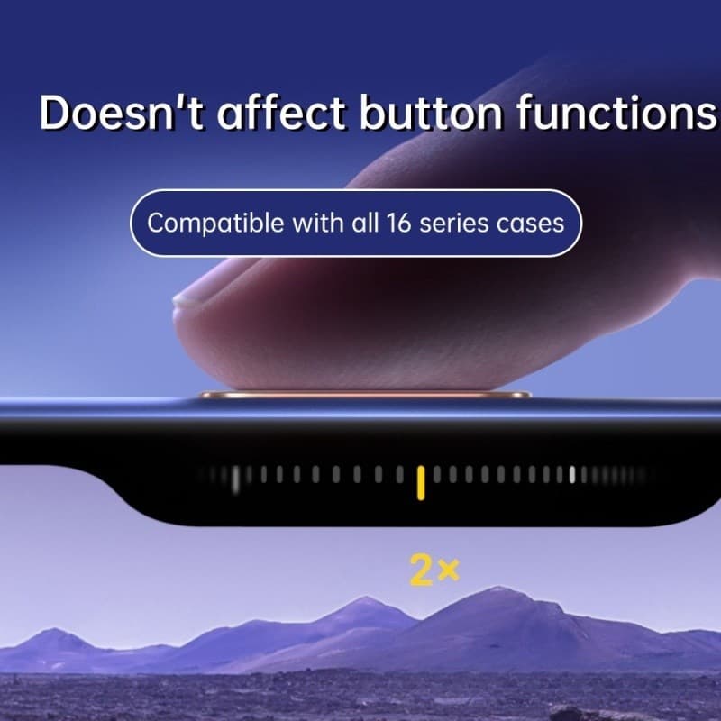 ปุ่มควบคุมกล้องสําหรับ iPhone 16 17 Series สมาร์ทกล้องด้านข้างฟิล์มป้องกัน Touch Control ใช้งานร่วมกับ iPhone 16 17 Pro Max 16Plus 17AIR รูปที่ 8