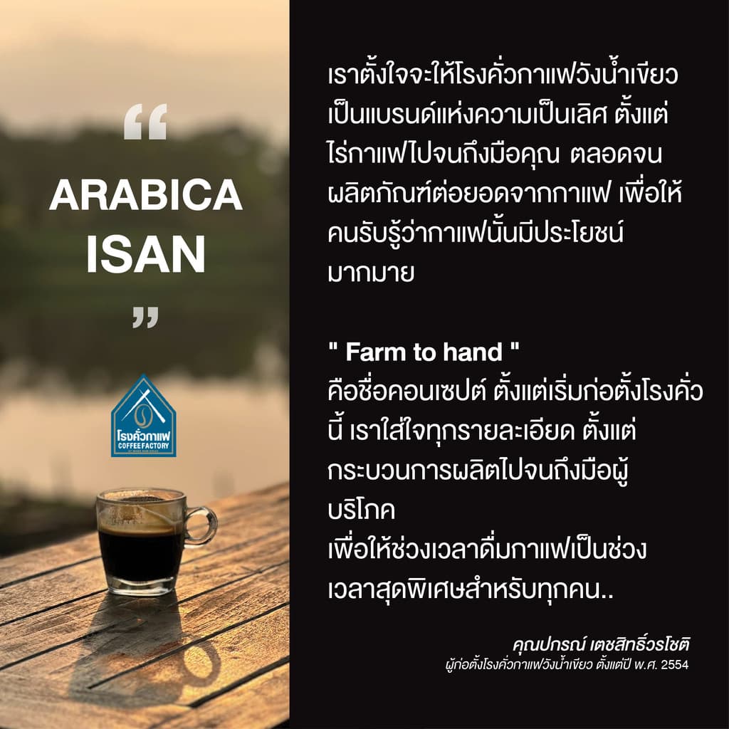 เมล็ดกาแฟคั่วเข้ม Espresso Arabica Dark Roast 250G. รูปที่ 2