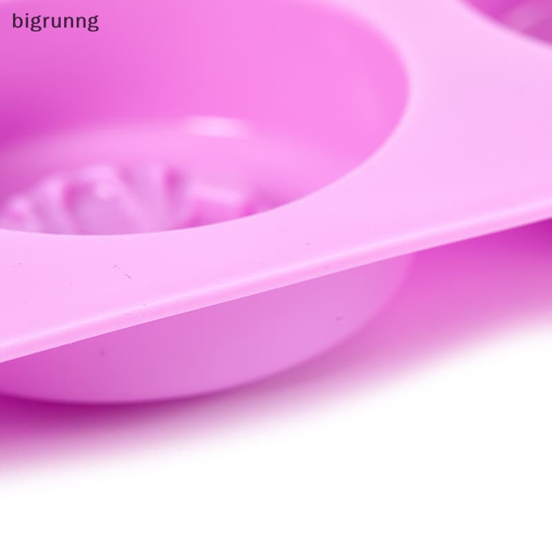 Bigrunng ซิลิโคน 6 Cavities สบู่ Mould Bee Shape Fondant แม่พิมพ์เค้กเบเกอรี่อุปกรณ์เสริม SG รูปที่ 3