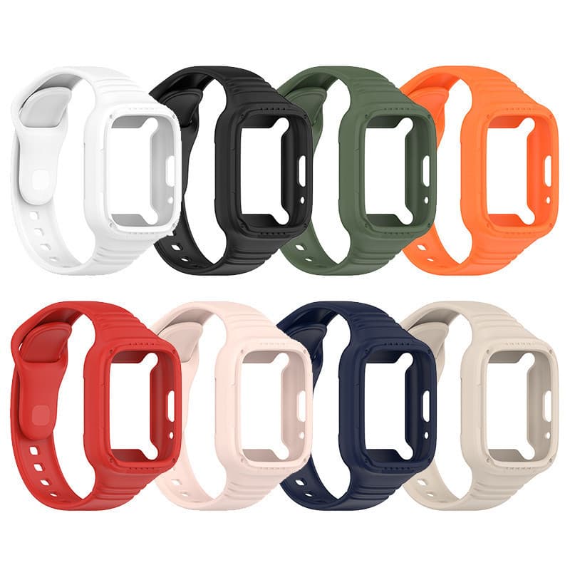 ซิลิโคนกีฬากรณีสายสำหรับ Redmi Watch 3 Active SmartWatch Xiaomi Mi Watch 3 Lite ปกวงป้องกันหน้าจอ รูปที่ 5