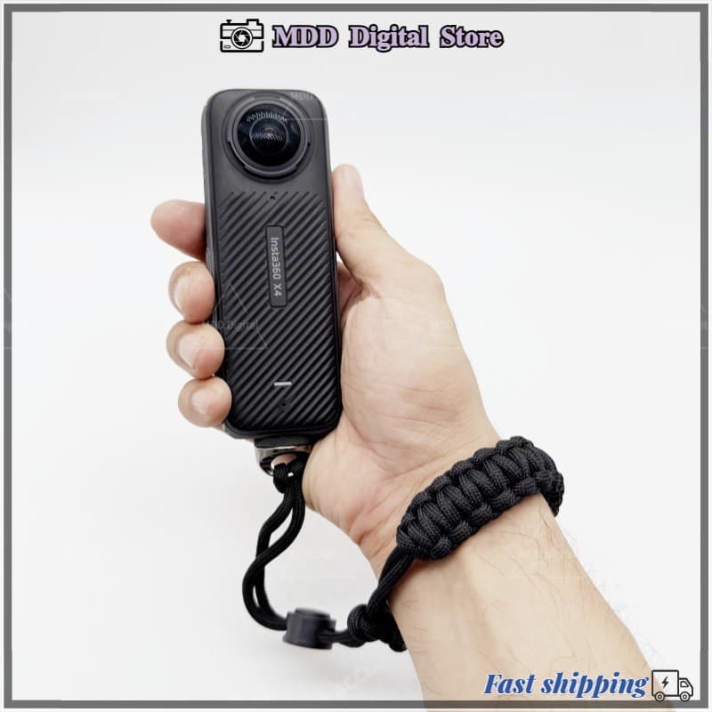 สายรัดข้อมือ สานป้องกันการสูญหาย + สกรู 1/4 ชิ้นสําหรับ GO PRO Hero DJI OSMO Action Insta360 X4 รูปที่ 6