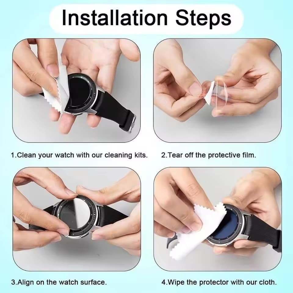 1-3 ชิ้นป้องกันฟิล์ม Hydrogel สําหรับ For Amazfit Active 2 ฝาครอบ Soft TPU ป้องกันหน้าจอสําหรับ For Amazfit Active 2 สมาร์ทนาฬิกา Accessorie ไม่ใช่แก้ว รูปที่ 8