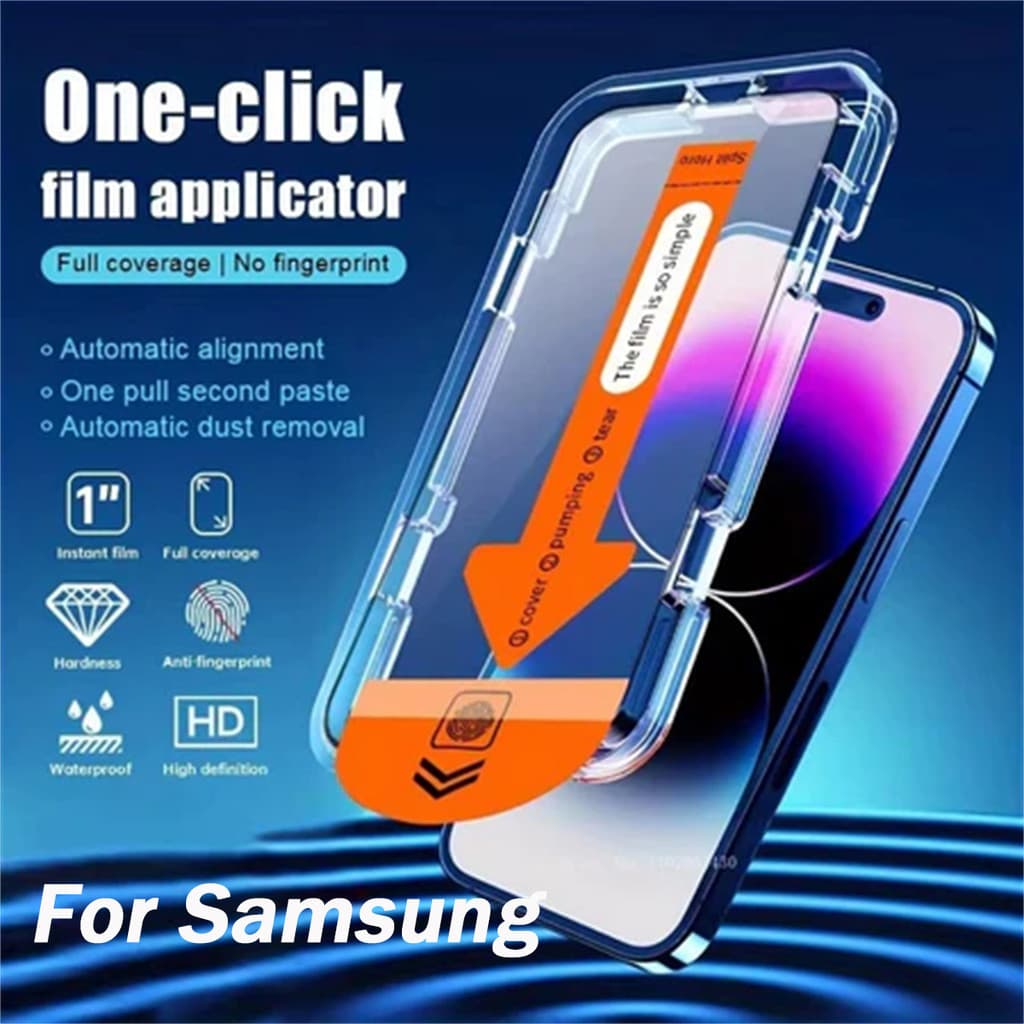 ป้องกันหน้าจอ สำหรับ Samsung A55 A35 A15 A54 A16 A05 A05S A06 A12 A13 A14 A26 A36 A56 S24 FE S23 S25 Ultra กระจกนิรภัย รูปที่ 1