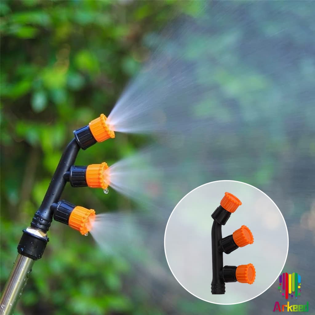 Arkeed 1 ชิ้น หัวพ่นยา หัวงอสีส้ม เกลียวทองเหลือง เครื่องมือทำสวน Spray Nozzle รูปที่ 5